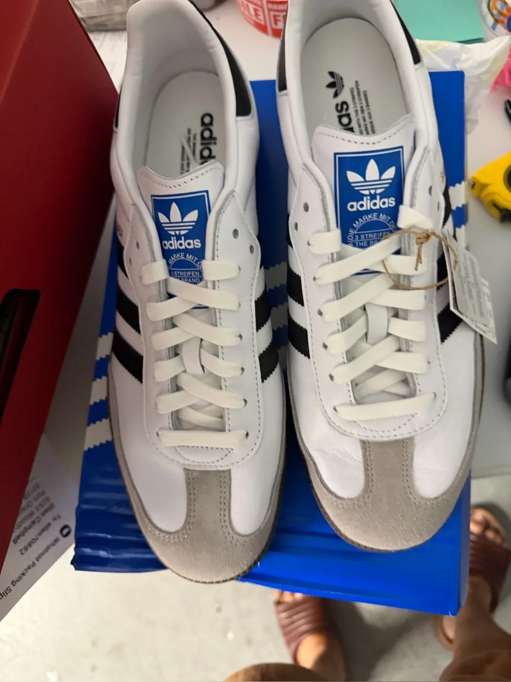 adidas Saba OG men’s 11 1/2 white new inbox 5006